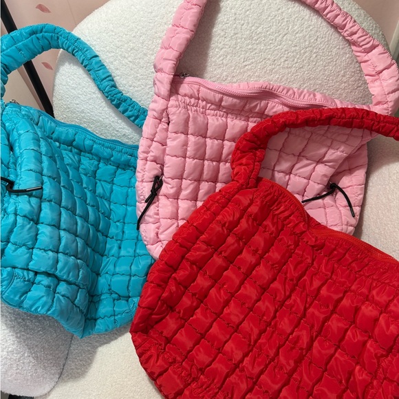 Carryall quilted bag spacious interior, super lightweight, new colors. No brand - Picture 5 of 7